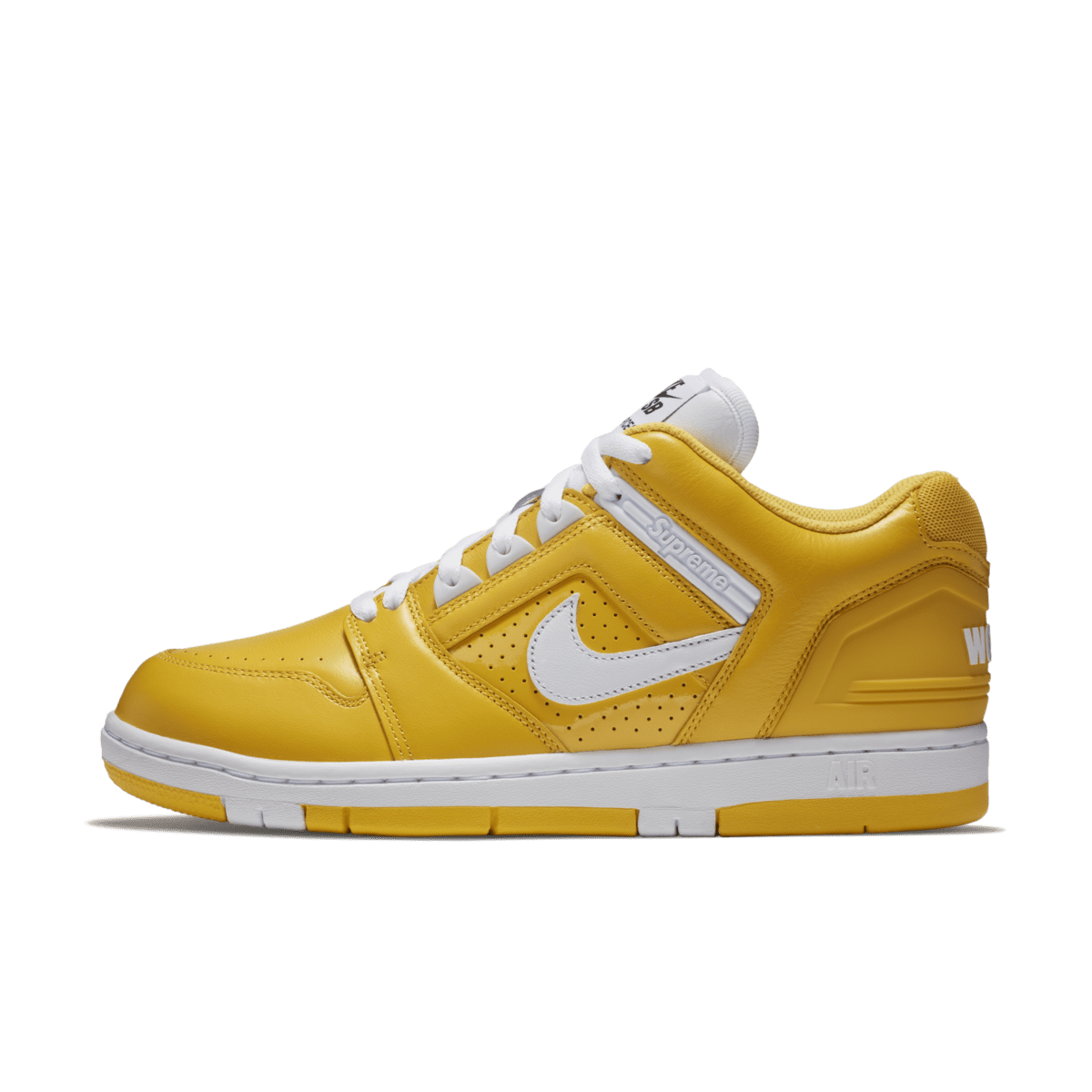 Nike SB Air Force 2 Low Supreme Yellow Varsity Maize / White-varsity ...