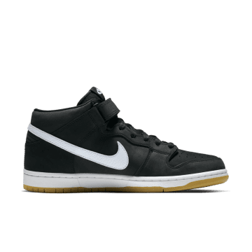 Nike SB Dunk Mid Orange Label Black / White-black-gum Light Brown (CD6754-001)