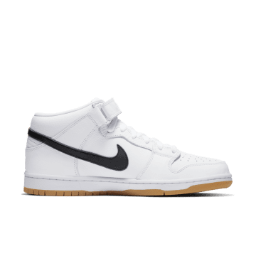Nike SB Dunk Mid Orange Label White White / Black-white-gum Light Brown (CD6754-100)