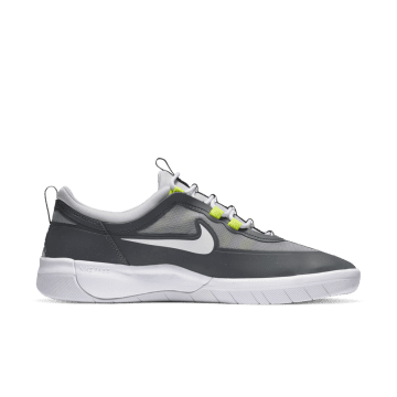 Nike SB Nyjah Free 2 Grey Neon Smoke Grey / Light Solar Flare Heather-photon Dust-white (BV2078-003)