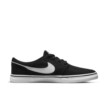Nike SB Solarsoft Portmore 2 Black Black White White (880268-010)