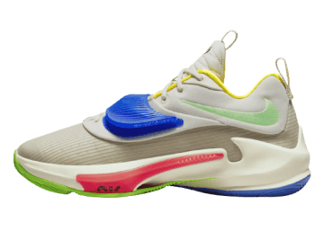 Nike Zoom Freak 3 Primary Colors Light Stone / Bright Crimson / Racer Blue / Green Strike (DA0694-100/DA0695-100)