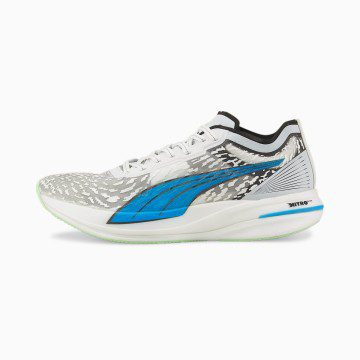 PUMA Deviate Nitro Elite Wildwash Men’s White/Ocean Dive/Fizzy Lime White/Ocean Dive/Fizzy Lime (376538-01)