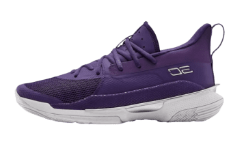 Under Armour Curry 7 Team Purple White Purple / White / Metallic Silver (3023838-501)