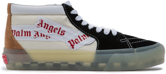 Vans Vault x Palm Angels Sk8-Mid VLT LX (Beige / Black) multi (VN0A7TNH78C1)