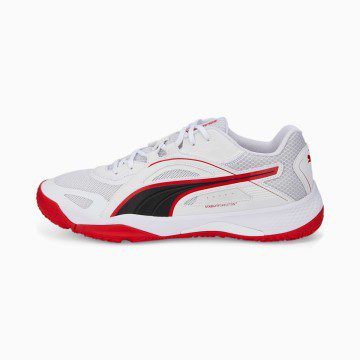 Women’s PUMA Solarstrike II Indoor Sports Shoe Sneakers White/Black/High Risk Red White/Black/High Risk Red (106881-03)