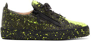 Giuseppe Zanotti Black & Yellow Frankie Sneakers (RU20000-92855)