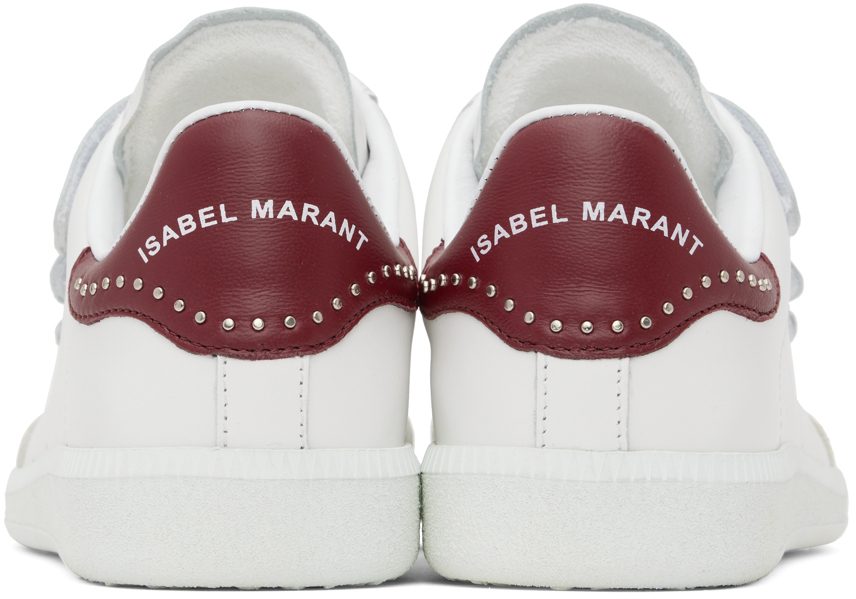 Isabel Marant Burgundy Beth Sneakers (00MBK0031-00M022S)