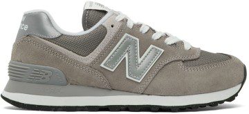 New Balance Gray 574 Core Sneakers (WL574EVG)