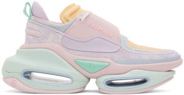 Balmain Multicolor B-Bold Low-Top Sneakers (YN1VI541TVET)