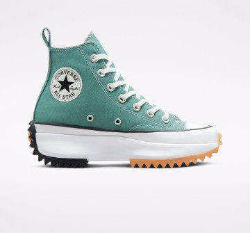 Converse Run Star Hike Platform Seizoenskleur Jade Unity/zwart/wit