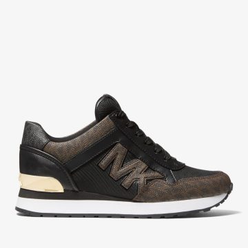 Michael Kors MK Maddy Logo Trainer – Brown/blk (49F1MAFS1B-2137)