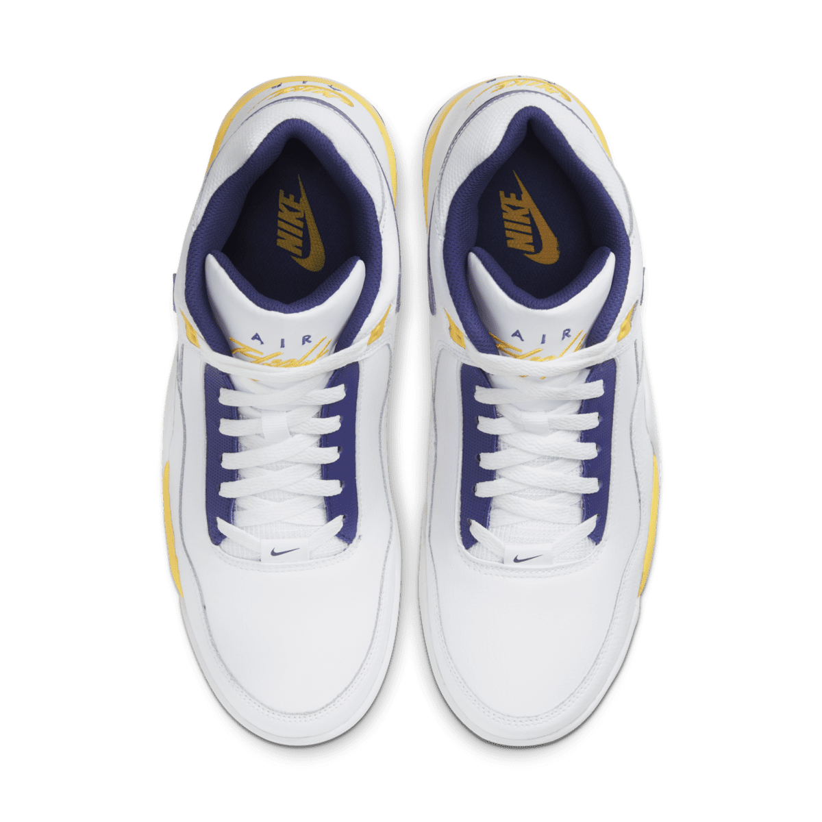 Nike Air Flight Legacy Lakers Home White / University Gold-regency ...