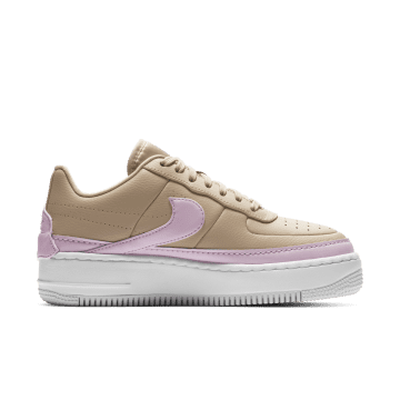 Nike Air Force 1 Jester XX Bio Beige Pink Force (W) Bio Beige / Pink Force-white (AO1220-202)