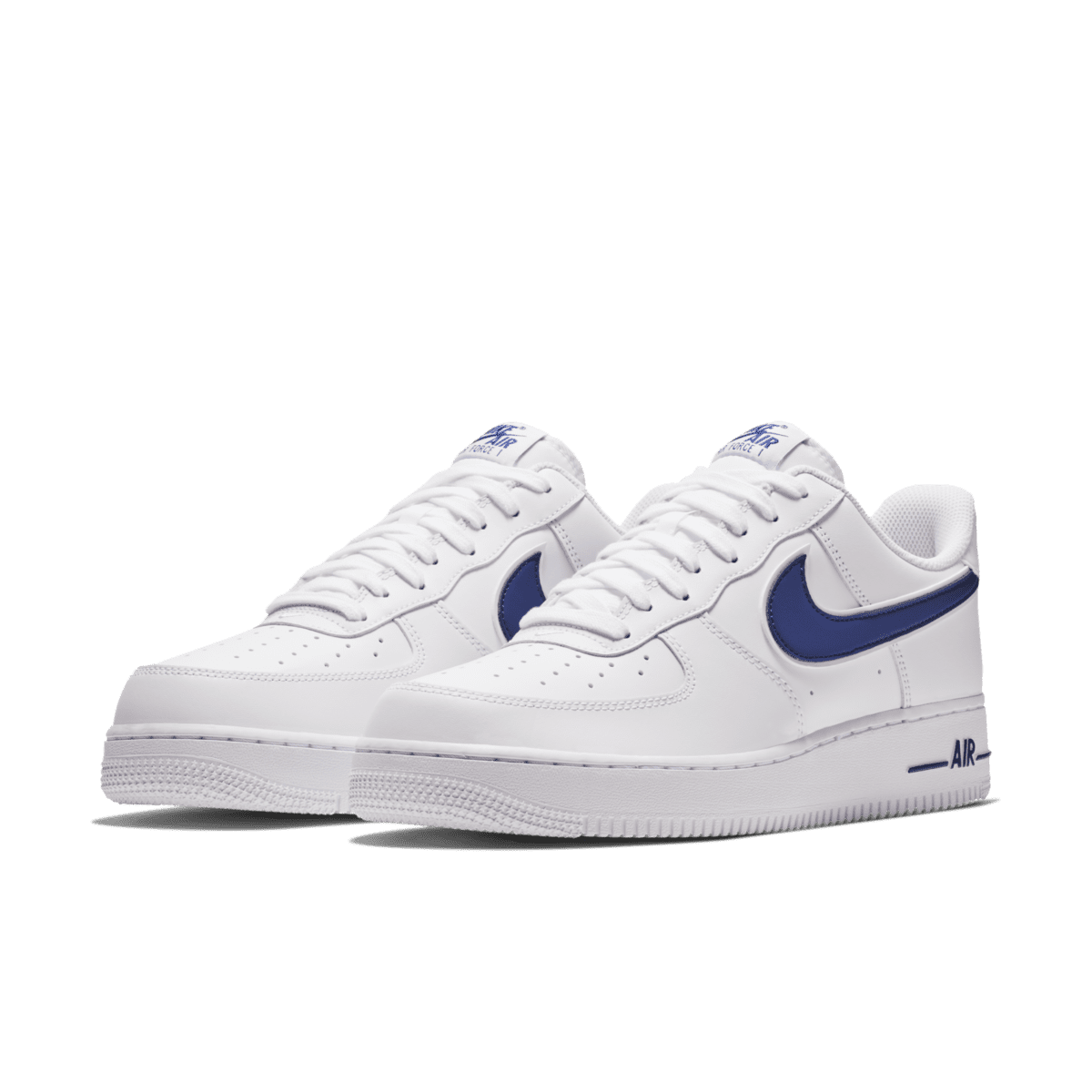 nike air force 1 low white deep royal blue