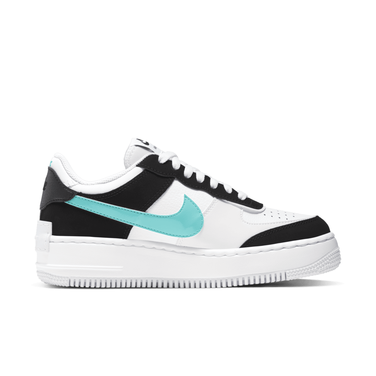 air force 1 shadow white black aurora