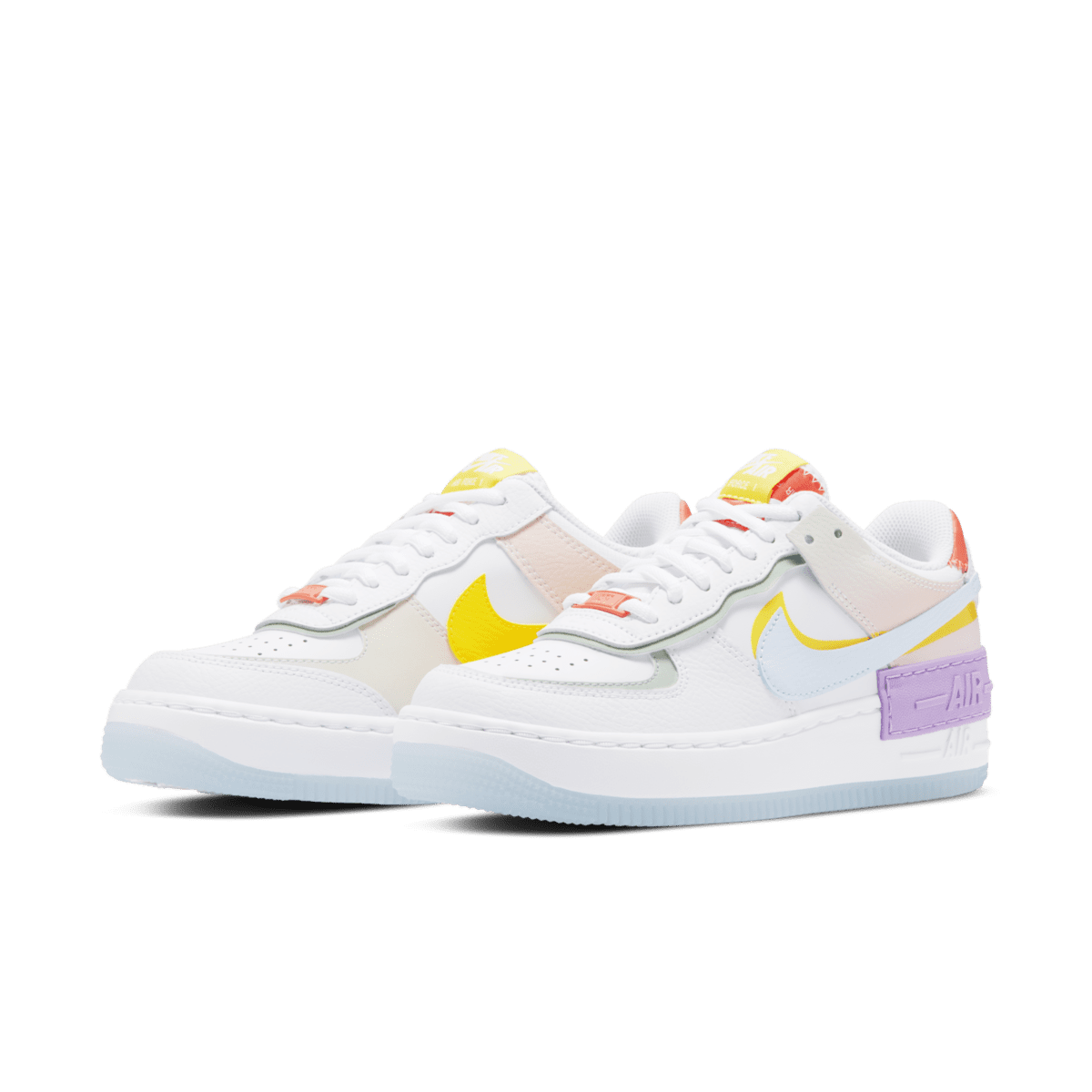 nike air force 1 shadow white hydrogen blue purple
