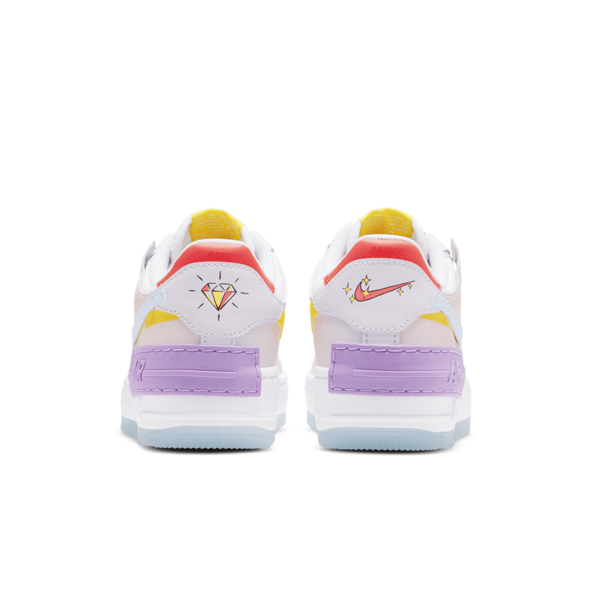 nike air force 1 shadow white hydrogen blue purple