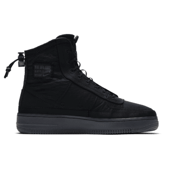 Nike Air Force 1 Shell Black (W) Black / Graphite (BQ6096-001)