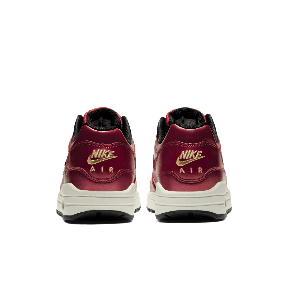 white gym red metallic gold