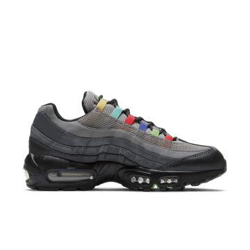 Nike Air Max 95 SE Light Charcoal Vintage TV (W) Light Charcoal / Black / Lemon Venom / University Red (DD1502-001)