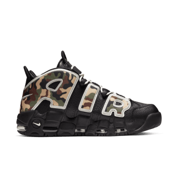 Nike Air More Uptempo 96 Camo Black / Sail-light British Tan-asparagus-outdoor Green-celestial Gold (CJ6122-001)