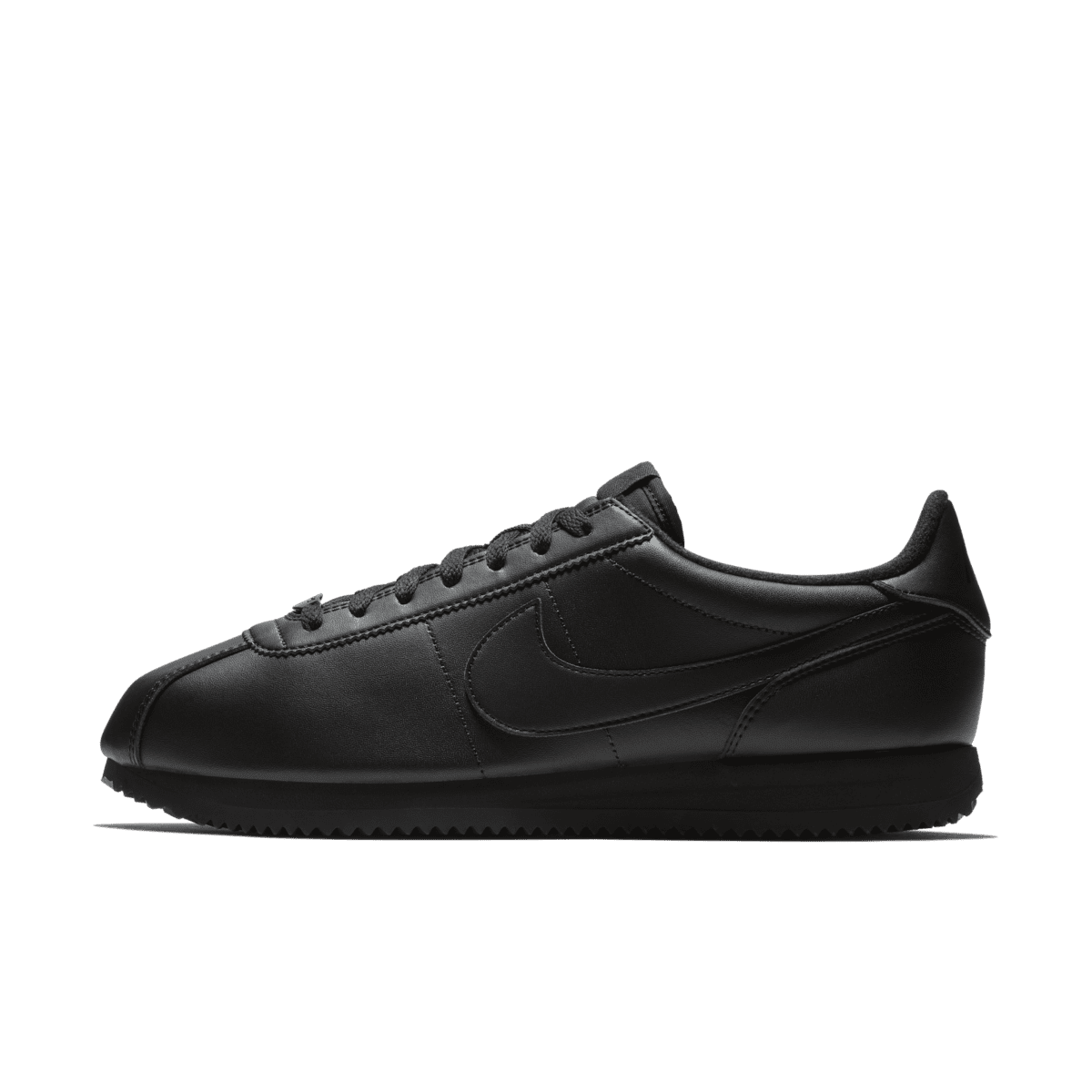 black nike cortez basic