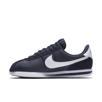 Nike Cortez Basic Nylon Obsidian White-Metallic Silver Obsidian / White-metallic Silver (819720-411)