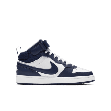 Nike Court Borough Mid 2 White Blue Void (GS) White / Blue Void / Signal Blue (CD7782-107)