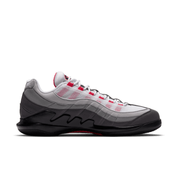Nike Court Zoom Vapor X Air Max 95 Solar Red White / Neutral Grey-medium Grey-solar Red (DB6064-100)