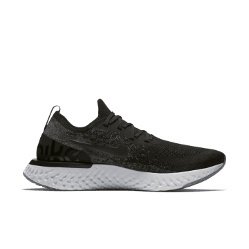 Nike Epic React Flyknit Black Dark Grey Black / Black-dark Grey-pure Platinum (AQ0067-001)