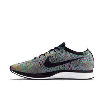 Nike Flyknit Racer Multi-Color 2.0 (2015/2017) Green Strike / Blue Lagoon-pink-black (526628-304)