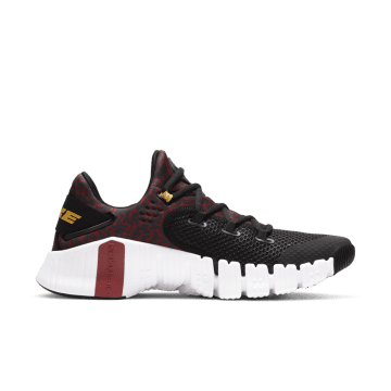 Nike Free Metcon 4 Leopard Black / Dark Cayenne / White / Solar Flare (DJ3015-016)