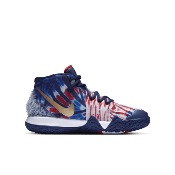 Nike Kybrid S2 Tie Dye USA (GS) Blue Void / Metallic Gold-photo Blue-white (CV0097-400)