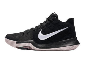 Nike Kyrie 3 Black Suede Black / White-silt Red (852395-010/852396-010)
