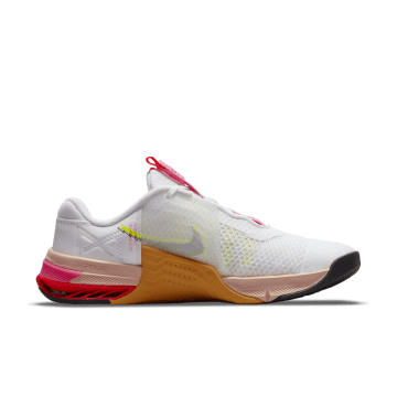 Nike Metcon 7 X White Bright Crimson (W) White / Pollen / Bright Crimson / Black (DA9625-121)