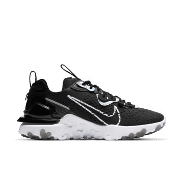 Nike NSW React Vision Essential Black White (W) Black / Black / White (CW0730-001)