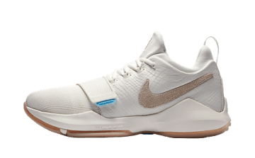 Nike PG 1 Ivory Ivory / Oatmeal-gum Light Brown-vivid Sky (878627-110/878628-110)