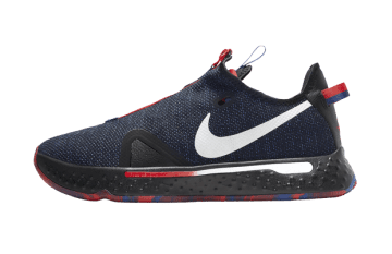 Nike PG 4 Clippers Black / Metallic Silver-rush Blue (CD5082-006 / CD5079-006)
