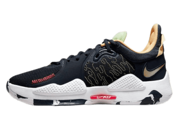 Nike PG 5 Dark Obsidian Dark Obsidian / Yellow / White (CW3146-401/CW3143-401)