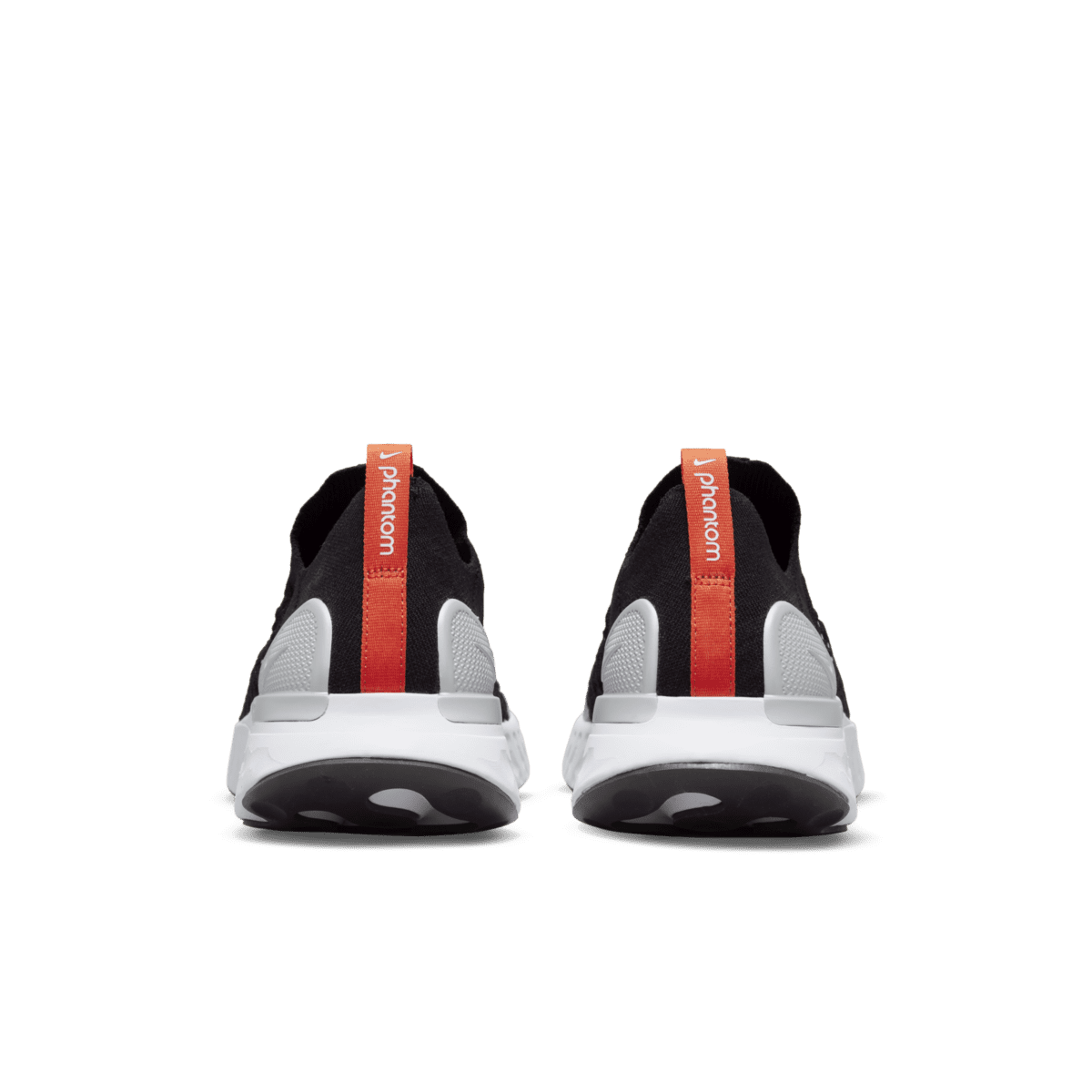 Nike React Phantom Run Flyknit 2 Black Team Orange Black / Team Orange ...