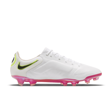 Nike Tiempo Legend 9 Elite FG White Pink Blast White / Bright Crimson / Pink Blast (CZ8482-121)