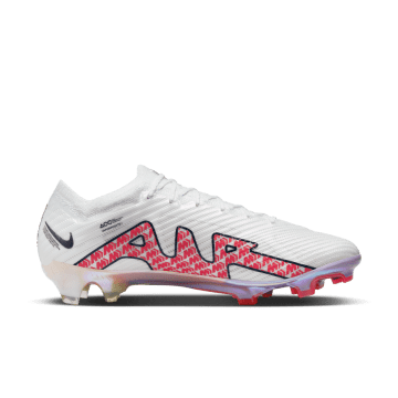 Nike Zoom Mercurial Vapor 15 Elite FG White Bright Crimson White / Coconut Milk / Bright Crimson / Off Noir (DJ4978-101)