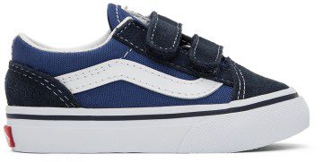 Vans Baby Navy & Blue Old Skool V Sneakers (VN000D3YNVY1)