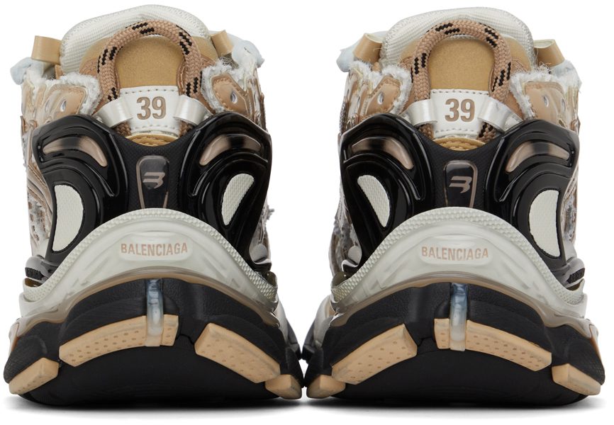 Balenciaga Beige Runner Sneakers (677403-W3RB3-9891)