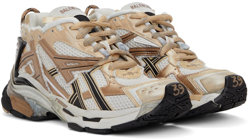 Balenciaga Beige Runner Sneakers (677403-W3RB3-9891)