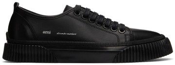 AMI Alexandre Mattiussi Green Canvas Sneakers (USN401.961)