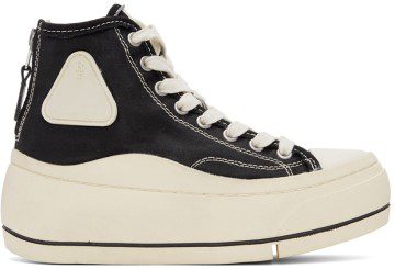 R13 Black & White Kurt Sneakers (R13S5029-S041A)