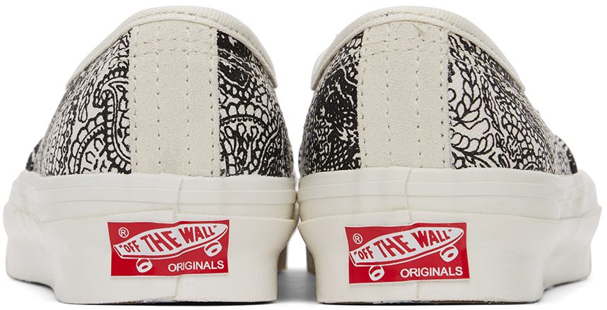 Vans Black & White UA OG Authentic LX Sneakers (VN0A4BV9B4L)