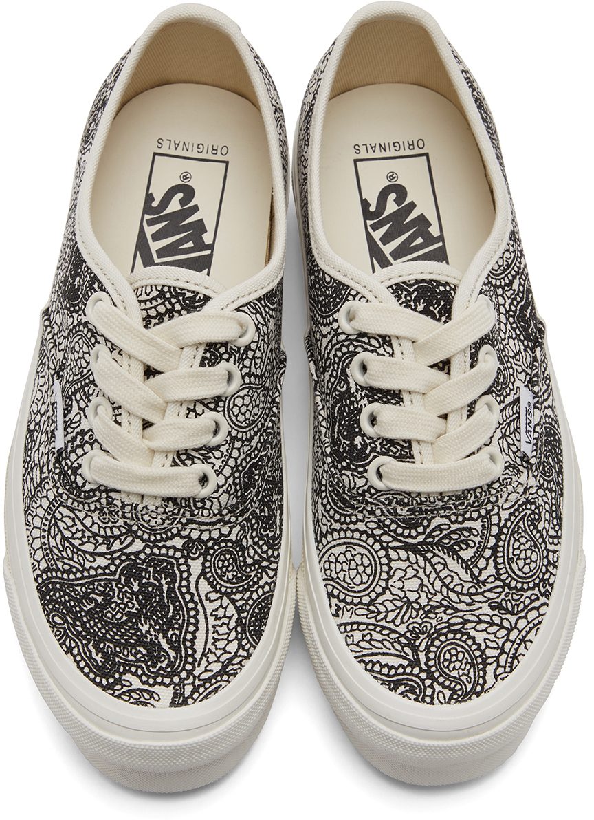 Vans Black & White UA OG Authentic LX Sneakers (VN0A4BV9B4L)